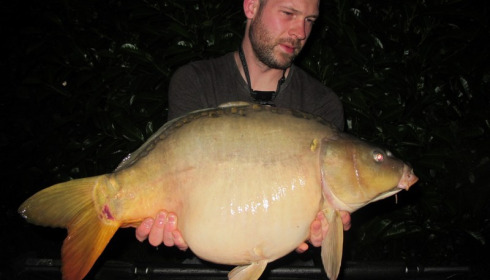 A 25 lb carp from Lillybelle, Greg Harrison, Jul 2016