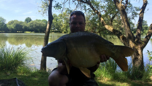 A 21 lb 8 oz carp from Lillybelle, Andy Talbot, Jun 2015