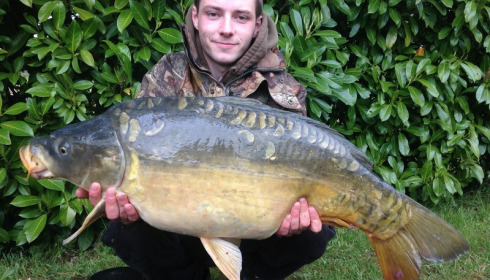 A 26 lb carp from Lillybelle, Charlie Groves, May 2017