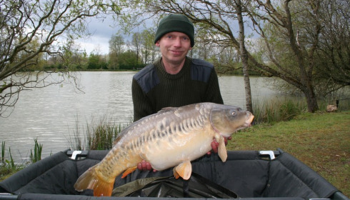 A 26 lb carp from Lillybelle, Steve Woods, Apr 2016