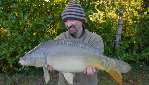A 20 lb carp from Lillybelle, Stephen Dixon, Oct 2015