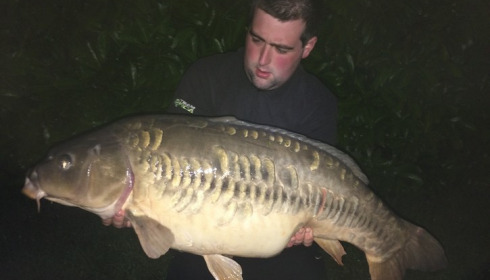 A 27 lb 8 oz carp from Lillybelle, Richard Barnett, Jun 2016