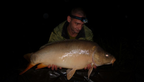 A 24 lb 6 oz carp from Lillybelle, Kevin Holbrook, Aug 2015