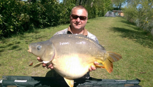 A 23 lb 4 oz carp from Lillybelle, Shane Welch, May 2016