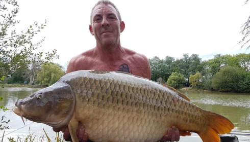 A 39 lb carp from Lillybelle, Steve Cookson, Aug 2017