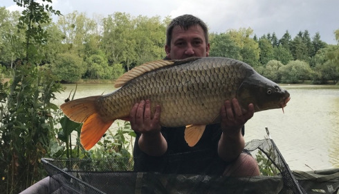 A 23 lb carp from Lillybelle, Lee Parker, Aug 2017
