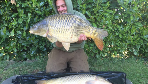 A 22 lb carp from Lillybelle, Ryan Smith, May 2017