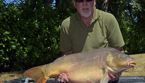 A 29 lb carp from Lillybelle, Bill Hall, Jul 2015