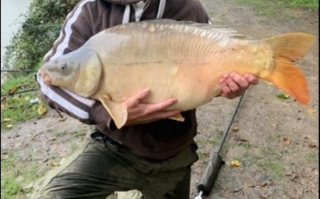 A 33 lb carp from Lillybelle, Paul Farrow, Oct 2019
