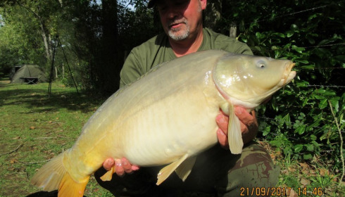 A 20 lb carp from Lillybelle, Brian Edwards, Sep 2017