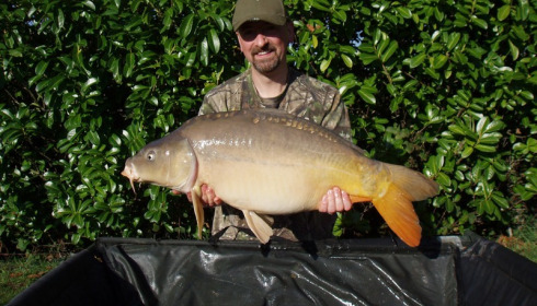 A 22 lb carp from Lillybelle, Stephen Dixon, Oct 2015