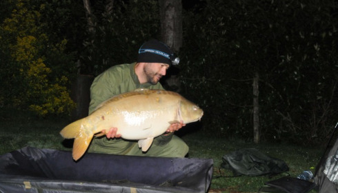 A 25 lb 1 oz carp from Lillybelle, Simmo, Apr 2017