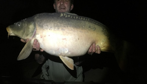 A 27 lb 9 oz carp from Lillybelle, Steve Bellis, Apr 2017