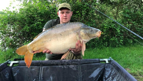 A 27 lb carp from Lillybelle, James Gordon, May 2018