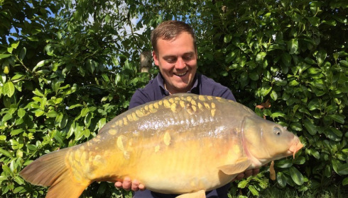 A 20 lb carp from Lillybelle, Ryan Smith, May 2017