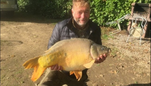 A 31 lb carp from Lillybelle, Paul Farrow, Oct 2019