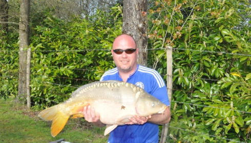 A 28 lb 3 oz carp from Lillybelle, Gus, Apr 2017