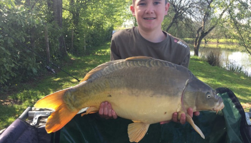 A 24 lb carp from Lillybelle, Harry Meredith, Apr 2017