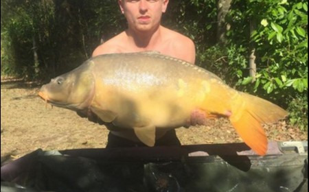A 29 lb 13 oz carp from Lillybelle, Jack Easton, Sep 2018
