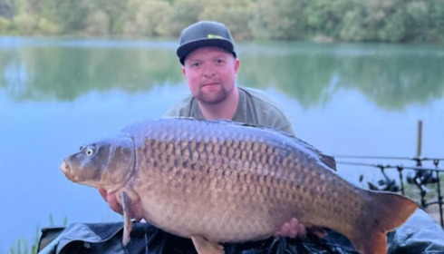A 38 lb 5 oz carp from Lillybelle, Richard Catlow, May 2022