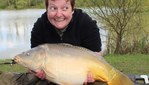 A 22 lb carp from Lillybelle, Su Finlay-Woods, Apr 2016