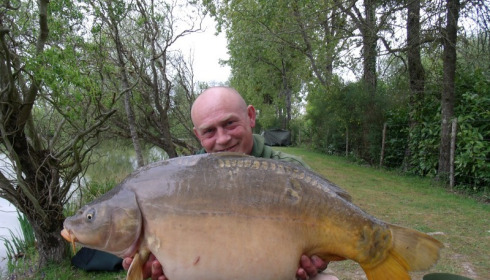 A 28 lb carp from Lillybelle, Shaun Docksey, Apr 2017