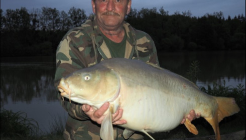 A 32 lb carp from Lillybelle, Derrick Scott, Apr 2019