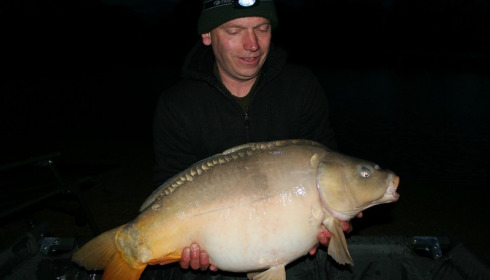 A 28 lb carp from Lillybelle, Steve Woods, Apr 2016