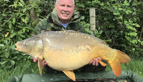 A 35 lb 4 oz carp from Lillybelle, John Burnhope, Apr 2018