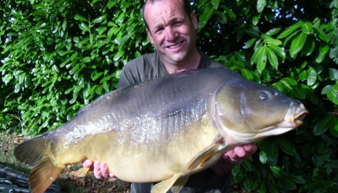 A 34 lb carp from Lillybelle, James Mclane, Sep 2016