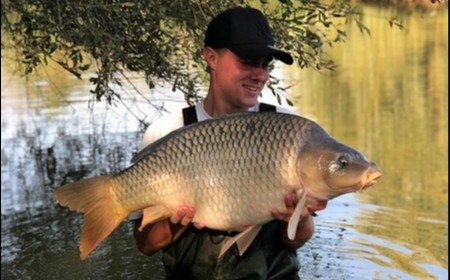 A 28 lb 4 oz carp from Lillybelle, Owen Edwards, Sep 2018