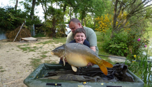 A 38 lb carp from Lillybelle, Ryan Parker , May 2015