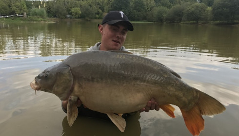 A 32 lb carp from Lillybelle, Owen Edwards, Sep 2017