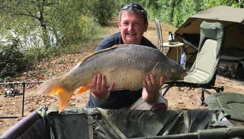 A 28 lb carp from Lillybelle, Lee Parker, Aug 2017
