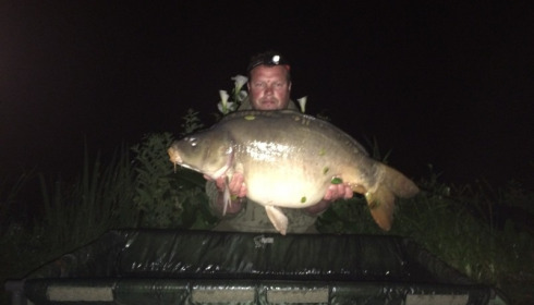 A 36 lb 4 oz carp from Lillybelle, Andy Talbot, Jun 2015