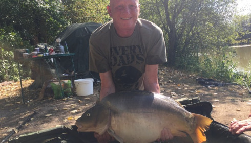 A 28 lb carp from Lillybelle, Steve Plant, Aug 2016