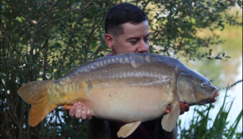 A 24 lb 14 oz carp from Lillybelle, Thomas Cooper, Aug 2018