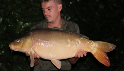A 25 lb 8 oz carp from Lillybelle, Quinton Matthews, Aug 2018