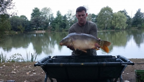 A 21 lb 3 oz carp from Lillybelle, Simon Green, Aug 2015