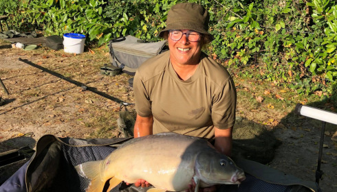 A 25 lb carp from Lillybelle, Lorna Burns, Sep 2021