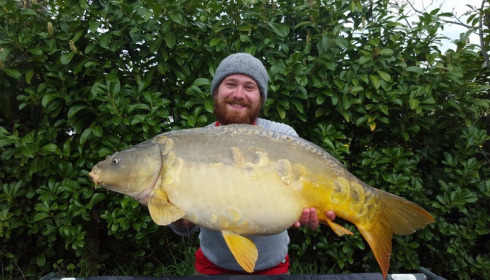 A 23 lb carp from Lillybelle, Luke Shaw, Apr 2016