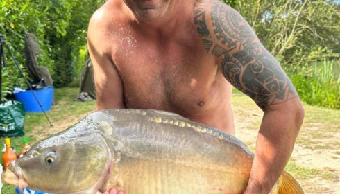 A 30 lb carp from Lillybelle, Mark Grioli, Jul 2023
