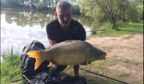 A 25 lb carp from Lillybelle, Matt Tagg, May 2019