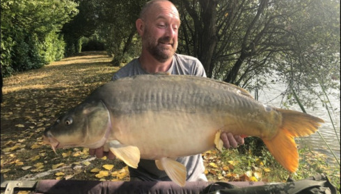 A 29 lb carp from Lillybelle, Richard May, Aug 2018