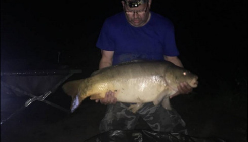 A 26 lb 1 oz carp from Lillybelle, Ian Morris-Pascoe, Jun 2018