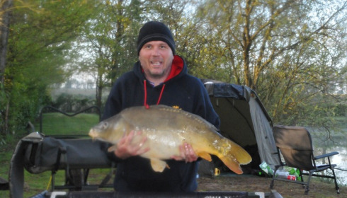 A 26 lb 3 oz carp from Lillybelle, Gus, Apr 2017