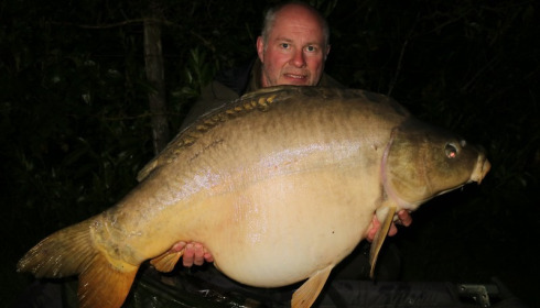 A 46 lb 8 oz carp from Lillybelle, John Burnhope, May 2017