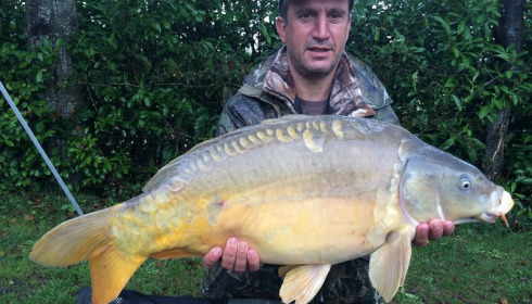 A 21 lb 3 oz carp from Lillybelle, Mark Russell, Oct 2015