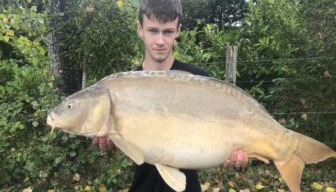 A 29 lb carp from Lillybelle, Reece Hunter, Sep 2017