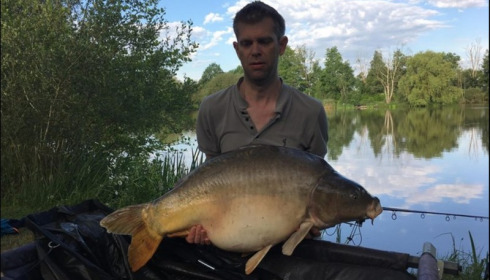 A 43 lb 2 oz carp from Lillybelle, Stuart Burgess, Jun 2018
